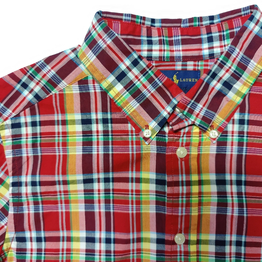 Polo Ralph Lauren Button Down Shirt Boys L 14-16